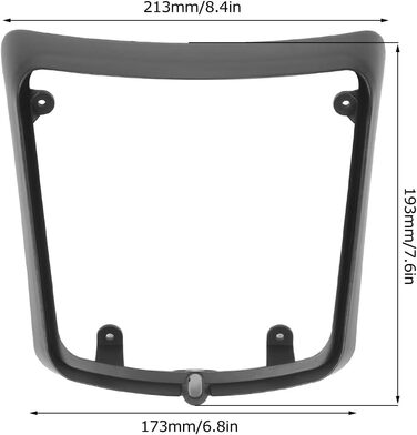 Захисний чохол заднього ліхтаря мотоцикла, Захисний чохол задніх ліхтарів мотоцикла, заміна на VESPA GTS 250 300 GTV 300 2019-2021 (чорний глянець), 250