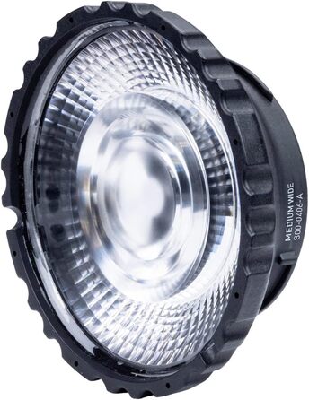 Для Reflex LED Continuous and Flash Light та CLX10 Continuous Light, кут променя 36 Середня широка оптика 36