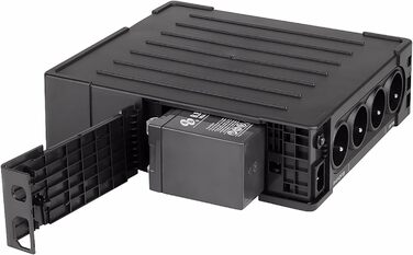 ДБЖ Eaton UPS Ellipse PRO 650 DIN - лінійний інтерактивний ДБЖ - ELP650DIN - 650 ВА - (4 виходи IEC) - Регулювання напруги (AVR) - ДБЖ з дисплеєм та інтерфейсом USB (включаючи USB-кабель) (1200 В USB / IEC)