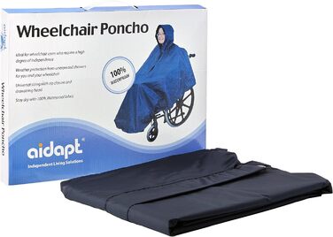 Інвалідний візок Aidapt Poncho VA127C синій