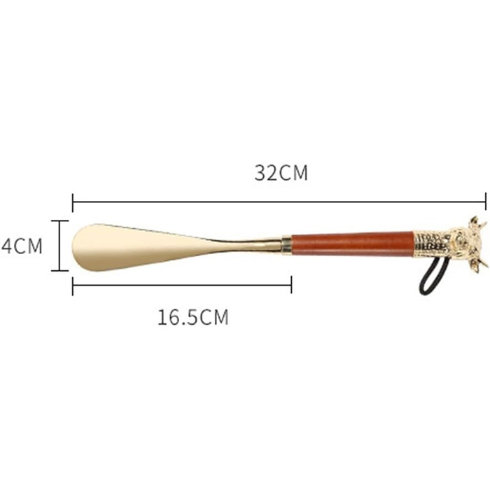 Зручне в носінні взуття, підходить для людей, які можуть незручно нахилятися стоячи ріжки для взуття (32 см), 999 Shoehorn Household Shoehorn