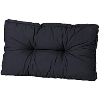 Подушка для відпочинку Madison Florance 60x43 см Basic Black товщиною 10 см, гнучко регульована за формою / спинкою