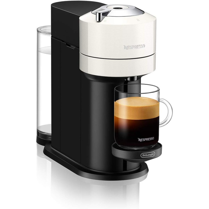 Кавоварка в капсулах Nespresso De'Longhi ENV 120.W Vertuo Next, біла без піноутворювача молока