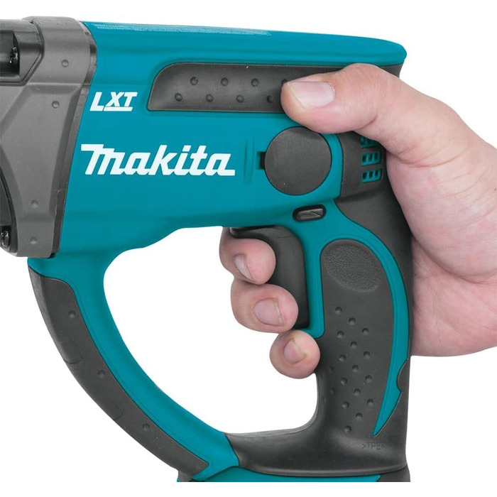 Літій-іонний та перфоратор Makita, тільки корпус, DHR202Z синій, сріблястий одномісний