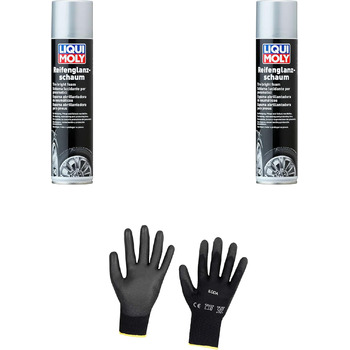 Захисні рукавички Iloda 2xOriginal Liqui Moly 400 мл Tire Gloss Foam 1609