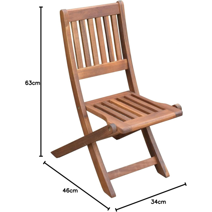 Складаний стілець Дитяче дитяче крісло Садове крісло Дерев'яний стілець Стілець Садове дитяче крісло, 2 шт.