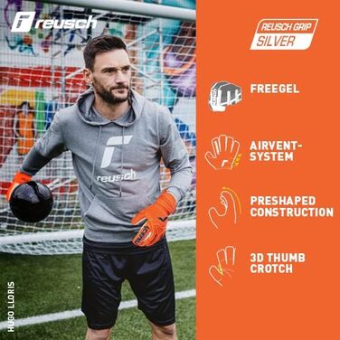 Воротарські рукавиці унісекс Attrakt Freegel Silver Junior 6