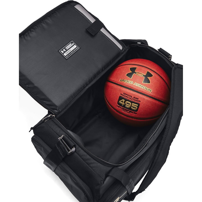 Спортивна сумка Under Armour Contain Duo SM BP Duffle 1381920 Black/Metallic-gold S