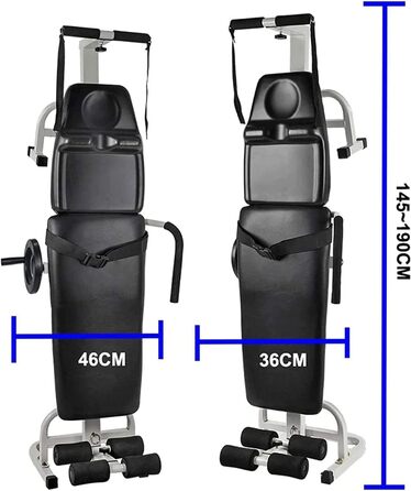 Ліжко для тренування шиї та попереку, корекція постави, міцне та безпечне, апарат для підтримки попереку Клініки для домашнього офісу для полегшення