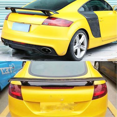 Автомобільний задній спойлер для Audi TT MK2 8J TTS Coupe 2-дверний 2008-2014, спойлер, дефлектор Заднє крило автомобіля Прикраса заднього крила Аксесуари для тюнінгу вікна верхньої губи автомобіля