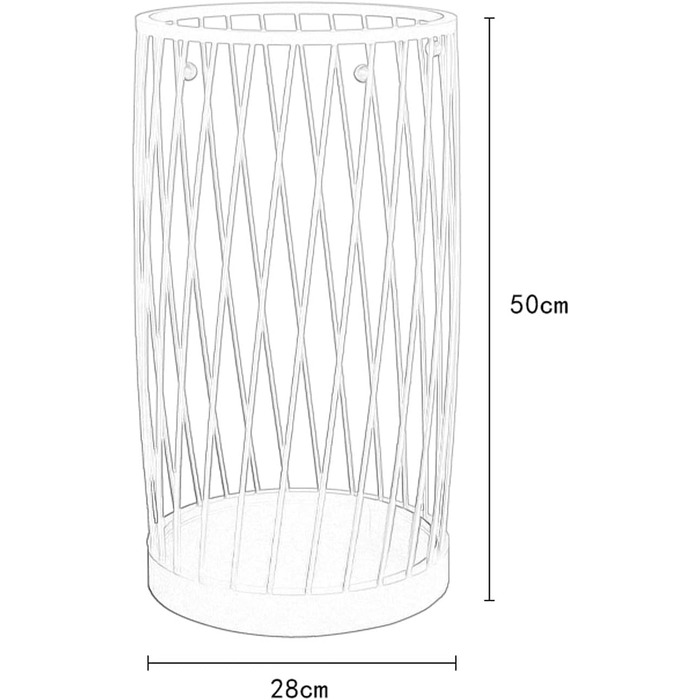 Підставка для парасольок Cuiynice Підставка для парасольок з металевої сітки, вінтажний ажурний дизайн, чорний круглий тримач для парасольки з мискою для води та гачком, відро для парасольки