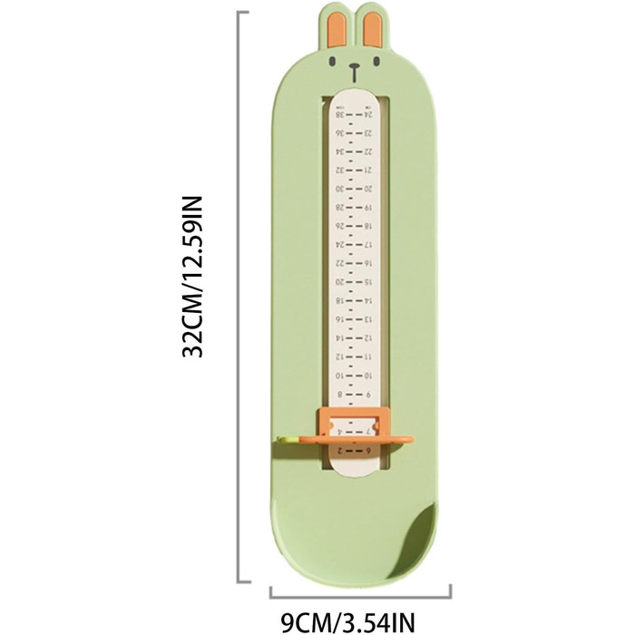 Дитячий монітор для ніг Yemyap, портативний і регульований складаний монітор для ніг для дітей вдома, регульована лінійка розміру взуття для дітей, малюків, хлопчиків і дівчаток - купити взуття