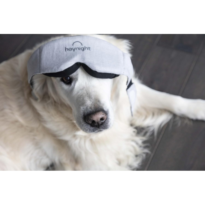 Маска для сну Heynight Sleep Mask 100 комфорт, затемнення корисний аксесуар з бавовни Виготовлено в Італії з посиленою еластичною стрічкою, регулюється