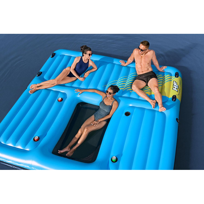 Острів для купання Bestway Summer Slide з водною гіркою 376 x 311 см