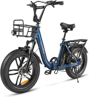 Електричний велосипед E-Bike 20 дюймів з кошиком для міста