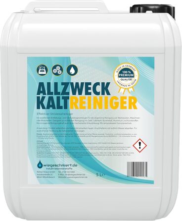 Універсальний холодний очищувач Універсальний очищувач на водній основі для загального очищення двигуна та деталей (5 л) 5 л (1 упаковка)