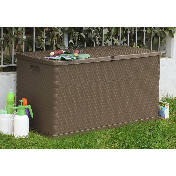 Коробка для подушки Toomax Multibox Rattan 420, коричнева