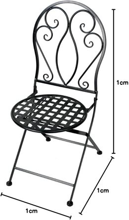 Металевий стілець Primaster Прованс Iron Black Garden Chair