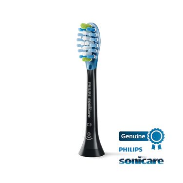 Оригінальна насадка для зубної щітки Philips Sonicare C3 Premium Plaque Control, HX9042/95, 2 шт. , чорна