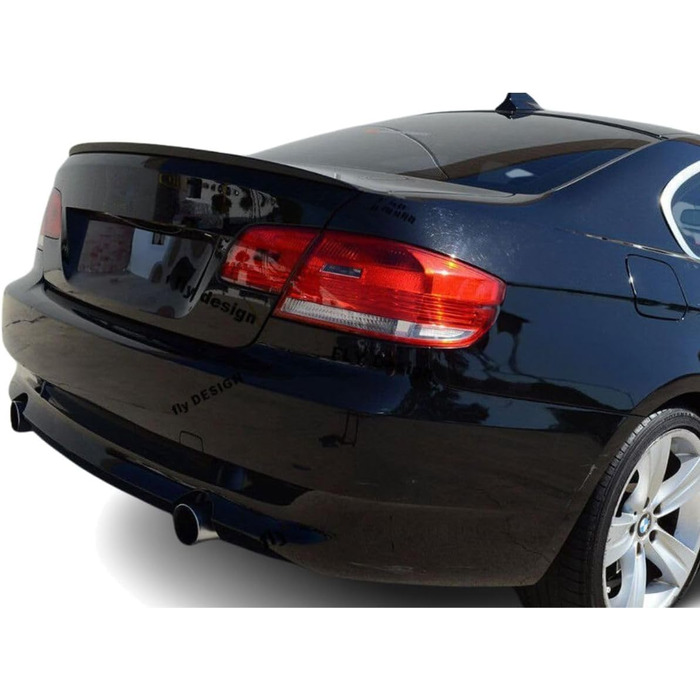 Задня спойлерна кромка для BMW 3 Series E92 Coupe Black Gloss