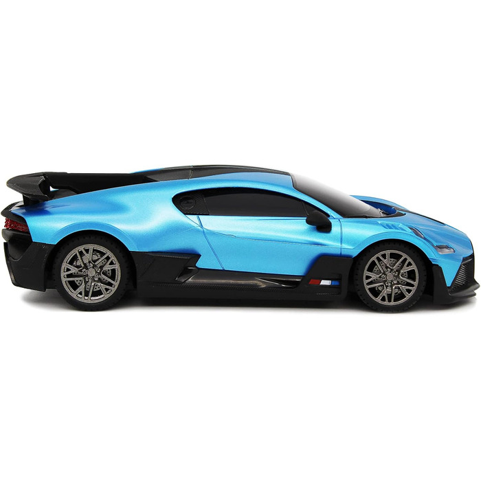 Машинка на радіокеруванні CMJ RC CARS Bugatti Divo Blue 124, офіційно ліцензована, робочі фари в масштабі 124, 2.4 ГГц