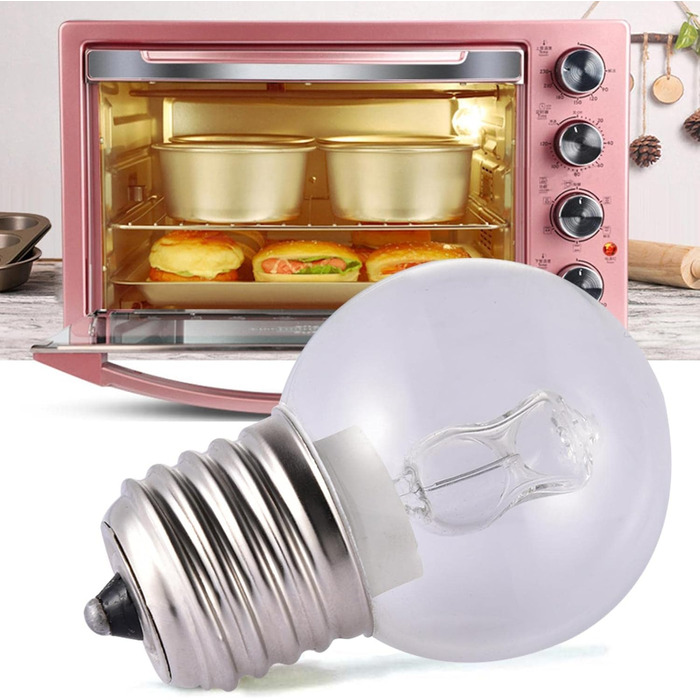 27 300 Degree Warm White Lamp Oven, Heat-Resistant Light 110-250V 500 CL8, 27 300 Degree Warm White Lamp Oven, Heat-Resistant Light 110-250V 500 CL8