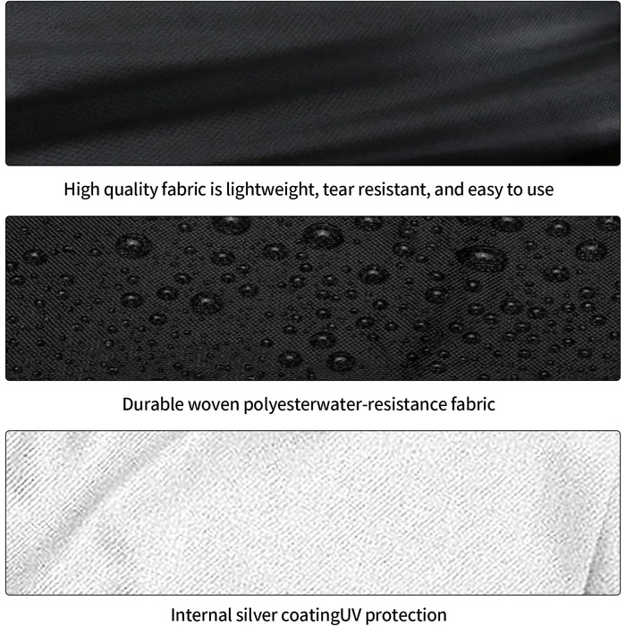 Чохол для інвалідного візка, Чохол для скутера, Міцний чохол для мобільності, Накидка від дощу, Захист від ультрафіолету, Водонепроникний, для більшості мобільних скутерів, Всепогодний захист на відкритому повітрі (100 x 100 x 75 см) 100 * 100 * 75 см