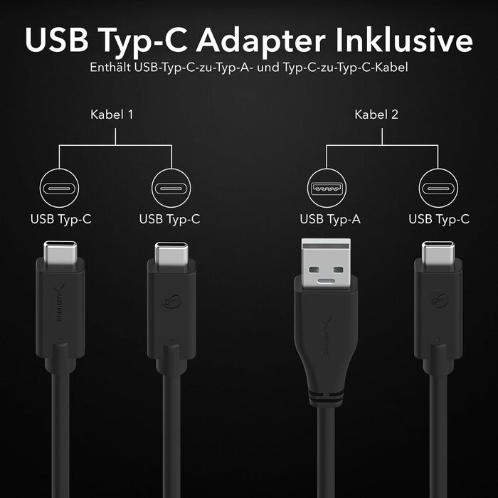 Зовнішній жорсткий диск NVMe, USB 3.2 Gen 2, читання 1500 МБ/с, кабель USB C в комплекті, зовнішній M.2 SSD алюмінієвий корпус, чорний (SB-4TB-NAV2) Чорний 4TB, 4TB