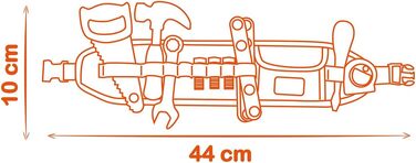 Пояс для інструментів - Регульований пояс - Дитяча іграшка для майстрування - 14 аксесуарів