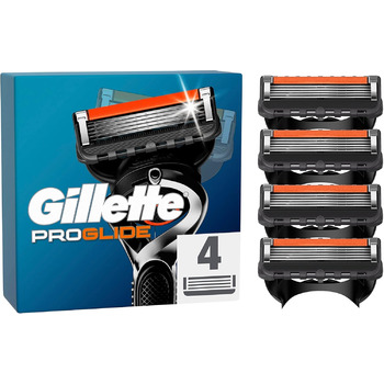 Леза для бритви Gillette ProGlide, 4 змінні леза для вологих бритв Men з 5-кратним лезом 4 шт. и (1 упаковка) Новий