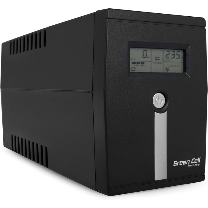 Захист від перенапруг Green Cell 600 ВА 360 Вт 230 В чорний, багатобарвний, UPS01LCD