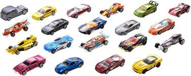 Набір машинок Hot Wheels, упаковка з 20 шт. , різні моделі іграшкових машинок, масштаб 164, з реалістичними деталями, іграшка-автомобіль, стилі різняться, іграшка від 3 років, V6697 Single