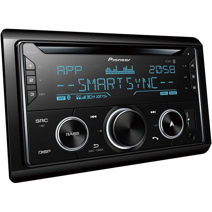 Автомобільна радіостанція Pioneer FH-S720DAB FH-S720BT CD 2DIN CD з Bluetooth гучний зв'язок, передній AUX і USB порт