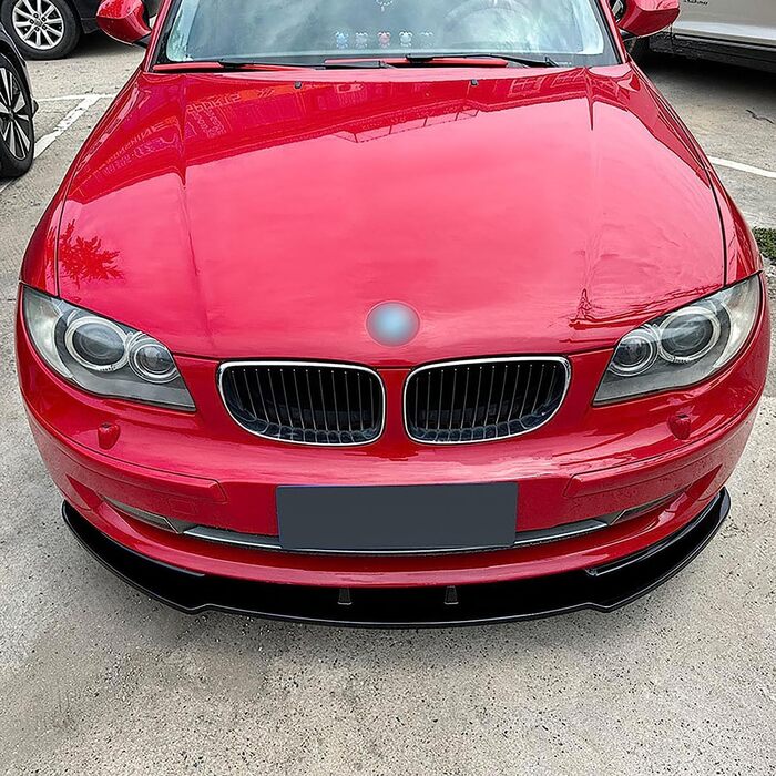 Передній спойлер SONAXO Передня губа для BMW 1 Series E81 E82 E87 E88 LCI 2008-2011 Standard Edition, Протектор передньої губи Насадки для кузова для стайлінгу автомобіля