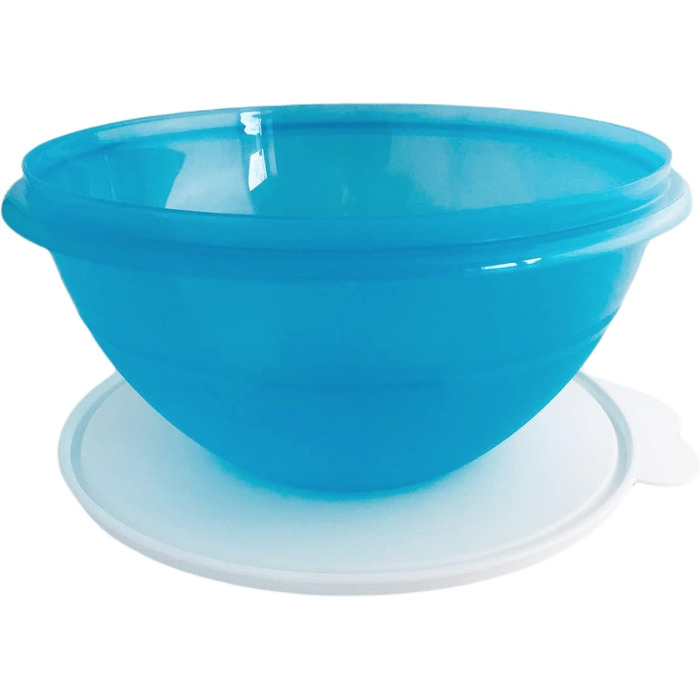 Холодильник Tupperware Miracle Bowl 1.75 л Miracle Bowl Світло-блакитний Блакитний Білий Набір чаш свіжості