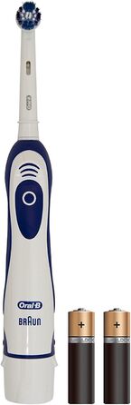 Електрична зубна щітка Oral-B Pro-Expert, 1 ручка, 1 насадка для зубної щітки Precision Clean, 2 батареї, 1 режим з 2D-чищенням, синій і білий 1 уп