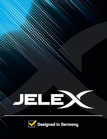 Телескопічні палиці JELEX Nature, регульовані, ультралегкі з протиударною технологією, чорні