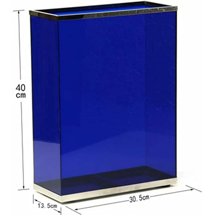 Внутрішня підставка для парасольок Cuiynic, креативна підставка для парасольок, акрилове сховище для парасольок, відро для парасольки, увійдіть у двері, щоб розмістити підставку для парасольки з трубкою, синій (b синій Q