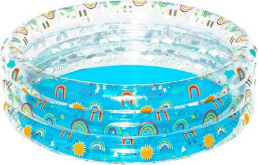 Дитячий басейн Bestway Rainbow Splash Ø 150 x 53 см