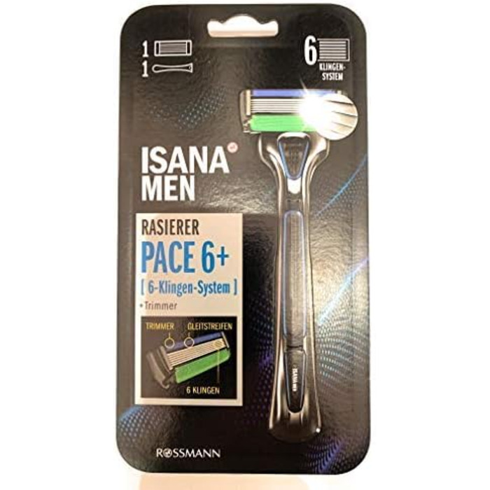 Система лез Isana MEN Razor PACE 6