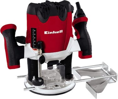 Фрезер Einhell TE-RO 1255 E (1200 Вт, цанга Ø 6 і 8 мм, висота ходу 55 мм, електронне регулювання швидкості, блокування шпинделя, легка заміна інструменту)