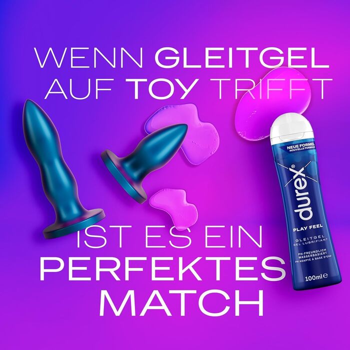 Новий Durex Deep & Deeper Set - Секс-іграшки для жінок, чоловіків і пар - Набір анальних іграшок з 2 частин з одно- та дворівневою анальною пробкою - Водонепроникна секс-іграшка