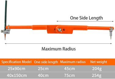 Професійний компас для деревообробки, 40 см, великий компас, столярні інструменти для креслення, креслення, слюсарних робіт Тип В