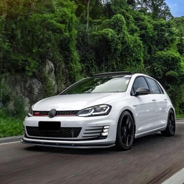 Автомобільний передній спойлер для Volkswagen Golf 7 MK7 MK7.5 GTI GTD R Rline 2012-2017, ABS Передній спойлер Губи проти зіткнення Спліттер переднього бампера Стайлінг автомобіля Тюнінг кузова, нормальний A