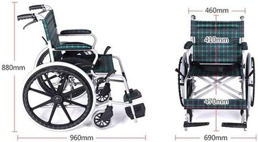 Інвалідне крісло ручне, Розбірне крісло колісне з алюмінієвого сплаву з подвійним гальмом, безповітряна шина, регульована ножна педаль, скутер для інвалідів/літніх людей, портативний
