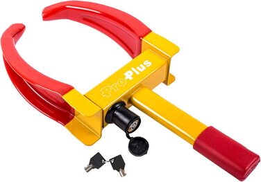 Універсальний затискач для коліс PRO PLUS з 2 ключами Safety Lock max 265 мм Шина для автомобіля, будинків на колесах, каравану та причепа