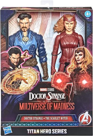 Доктор Стрендж у Всесвіті божевілля іграшки, Doctor Strange The Scarlet Witch 12-Inch-Scale 2-Pack, Doctor Strange The Scarlet Witch 12-Inch-Scale 2 Pack