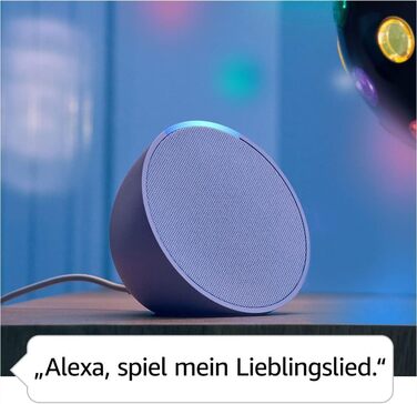 Сертифікований відремонтований Echo Pop Компактна та розумна Bluetooth колонка з повним звуком і Alexa антрацит