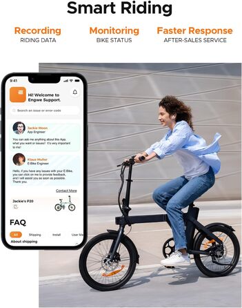 З акумулятором APP Ebike 36V 9.6Ah до 100 км, складний велосипед E Bike з двигуном потужністю 250 Вт, макс. 25 км/год, датчик крутного моменту 42 Нм та карбоновий ремінь, електровелосипед 3-ступінчастий PAS приміський для міста P20 зелений