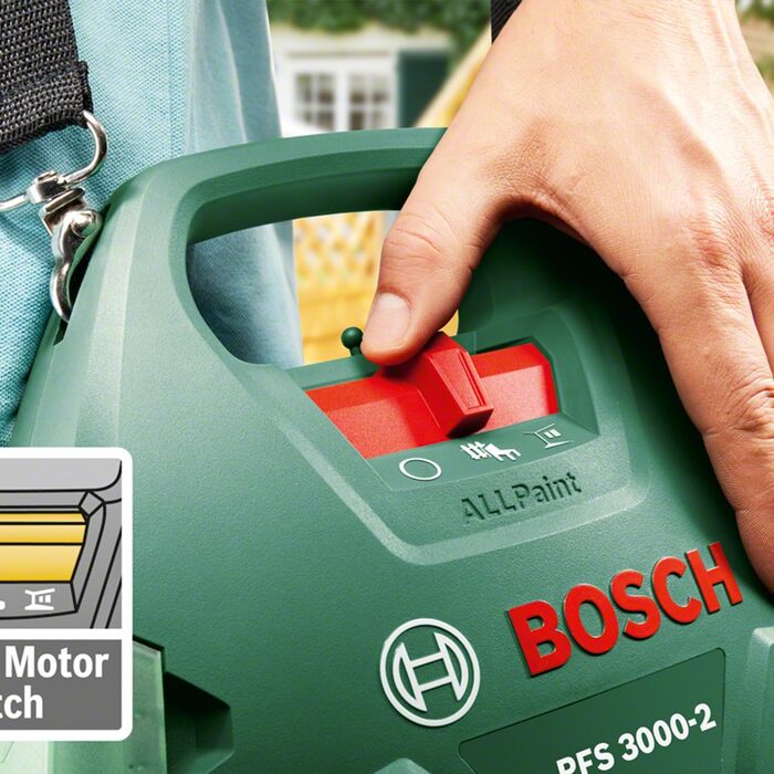 Електричний фарборозпилювач Bosch PFS 3000-2 (650 Вт, у коробці) PFS 3000 Підходить для фарбування стін